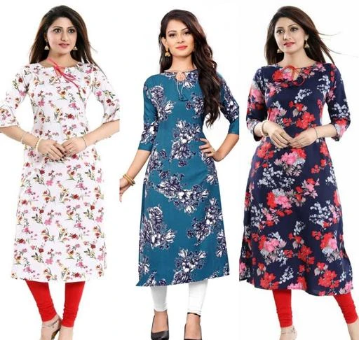 Checkout this latest Kurtis
Product Name: *Attractive Kurtis & Kurtas*
Fabric: Crepe
Sleeve Length: Three-Quarter Sleeves
Pattern: Printed
Combo of: Combo of 3
Sizes:
S, M, L, XL, XXL, XXXL
Country of Origin: India
Easy Returns Available In Case Of Any Issue


SKU: 74
Supplier Name: kalpesh

Code: 945-12807613-0891

Catalog Name: Attractive Kurtis & Kurtas
CatalogID_2485278
M03-C03-SC1001