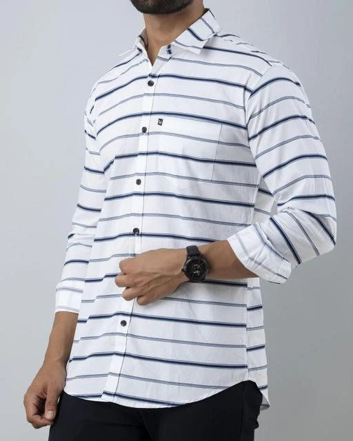 Horizontal Stripe Shirt Guide For Men