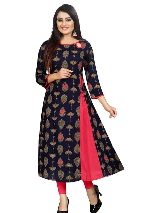 Checkout this latest Kurtis
Product Name: *Abhisarika Superior Kurtis*
Fabric: Rayon
Sleeve Length: Three-Quarter Sleeves
Pattern: Printed
Combo of: Single
Sizes:
S (Bust Size: 36 in, Size Length: 46 in) 
M (Bust Size: 38 in, Size Length: 46 in) 
Country of Origin: India
Easy Returns Available In Case Of Any Issue


SKU: BF-Umbrella-Blue
Supplier Name: Basili Fashion

Code: 054-128763165-9991

Catalog Name: Alisha Superior Kurtis
CatalogID_37830228
M03-C03-SC1001