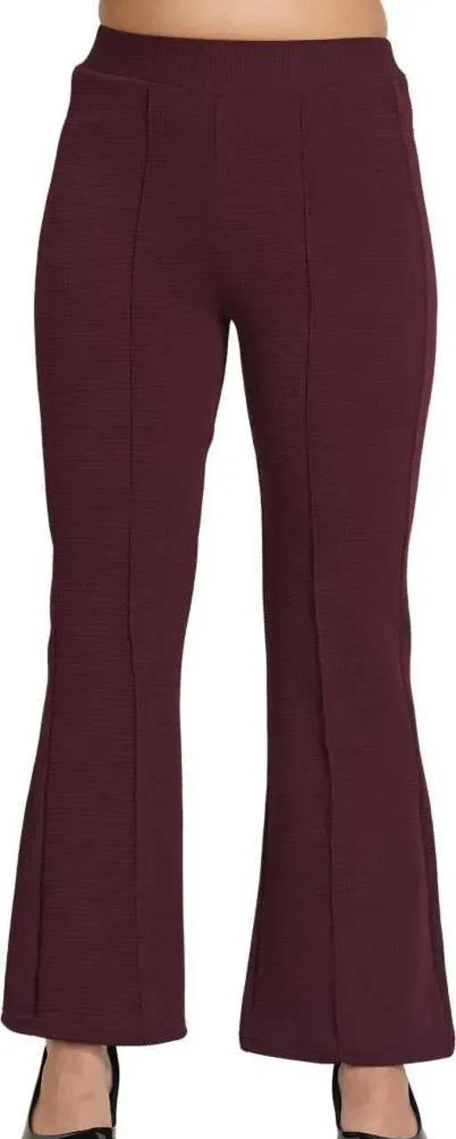Checkout this latest Trousers & Pants
Product Name: *Beautiful Bell Bottom Lycra Trouser*
Fabric: Cotton Blend
Pattern: Solid
Net Quantity (N): 1
Sizes: 
28 (Waist Size: 28 in, Length Size: 37 in) 
Women Trouser, Casual Trouser. Plain Trouser Bell Bottom Trouser
Country of Origin: India
Easy Returns Available In Case Of Any Issue


SKU: Plain_Trouser_004WINE_
Supplier Name: GIRLS SHOPPIE

Code: 872-129058552-999

Catalog Name: Pretty Modern Women Women Trousers 
CatalogID_37931806
M04-C08-SC1034