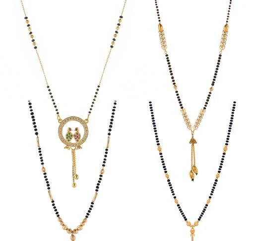 Golden Necklace Set Diva Chunky Combo Gold Jewellery Sets, Size