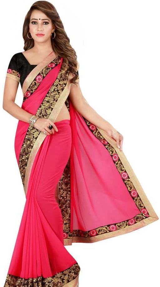 Checkout this latest Sarees
Product Name: *Fabulous Women's Sarees*
Saree Fabric: Georgette
Blouse: Separate Blouse Piece
Blouse Fabric: Georgette
Pattern: Solid
Blouse Pattern: Same as Border
Net Quantity (N): Single
Sizes: 
Free Size
Easy Returns Available In Case Of Any Issue


SKU: ARVY (PINK) NEW
Supplier Name: Cook The Saree

Code: 064-1297116-8391

Catalog Name: Aakarsha Fabulous Womens Sarees 
CatalogID_165374
M03-C02-SC1004
