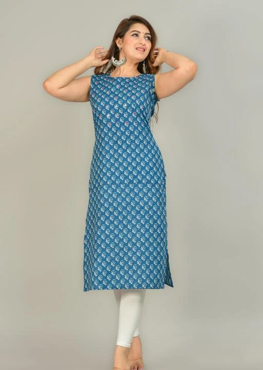 Check out the 30 boat neck sleeveless kurti designs of this festive season!