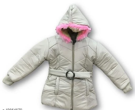 girls jacket with belt