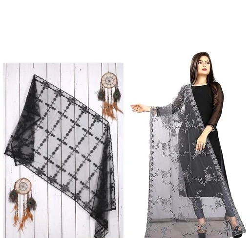 Checkout this latest Dupattas
Product Name: *KAAJ BUTTONS WOMEN NET EMBROIDERED DUPATTA (BLACK & GREY)*
Fabric: Net
Pattern: Embroidered
Net Quantity (N): 2
Sizes:Free Size (Length Size: 2.25 m) 
Trendy Designer Net Dupatta for women : Beautiful Embroidered Aari Work Dupatta With Four Side Perfect Finishing Cutwork on Edge & Elegant Quality Net Dupatta Rich Look Party Wear gorgeous grace!!! This Designer net creation will definitely give your feminine charm a hint of subdued elegance. ?Material Composition Net Dupatta : Heavy Net With Four Side Cutwork On Edge. ?Length of Net Dupatta : 2.25 meter X 1 meter | Care Instructions : Hand Wash & Dry Clean only. Add a touch of elegance to your wardrobe with this exquisite piece of designer Dupatta from the house of Kaaj buttons. Swathed with a cheerful pattern , this piece speaks volume., Its pairing With Any Of your favorite piece of clothing & Can be pair with Any color Of long Kurti and you are Look to Good ! The Four Side Cutwork on EDGE makes this dupatta simply irresistible! The pretty look and comfortable feel of this Dupatta will make it your favorite tag along accessory. It will pair beautifully with different salwar sharara and Kurtis exalting lavish elegance and rich look party wear. A perfect gift for women and girls for all occasions can be used as a bridal dupatta /chunni to cover head and shoulders during functions and ceremonies. Some more words about Women Girl Designer Net Dupattas: A two and half meter cloth that defines the ethnicity of a garment whether it is lehenga choli or salwar kameez -Dupatta.
Country of Origin: India
Easy Returns Available In Case Of Any Issue


SKU: TwPa4m5c
Supplier Name: KAAJ BUTTONS

Code: 512-130696745-992

Catalog Name: Elegant Attractive Women Dupattas
CatalogID_38468212
M03-C06-SC1006