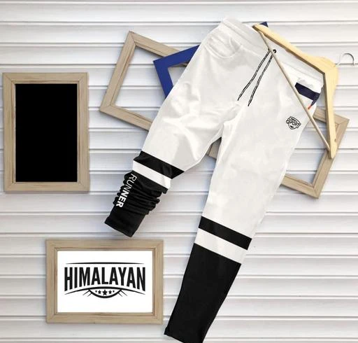 White Sports Track Pants  Buy White Sports Track Pants online in India