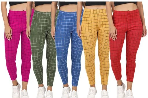 Checkout this latest Leggings
Product Name: *Just Live Fashion® Womens Checkered Pattern Ankle Length Tights Multicolour Combo (Pack of 5) Free Size (Best Fit to the Hip Size 28 inch to 34 inch)*
Fabric: Lycra Blend
Pattern: Checked
Multipack: 5
Sizes: 
28, 30, 32, 34, Free Size (Waist Size: 36 in, Length Size: 36 in) 
Country of Origin: India
Easy Returns Available In Case Of Any Issue


SKU: PAPPA_CHEK_RD_GLD_RB_MGR_PNK_5PCS
Supplier Name: Just Live Fashions

Code: 706-13089539-5982

Catalog Name: Fashionable Modern Women Leggings Combo of 5
CatalogID_2553570
M04-C08-SC1035
.