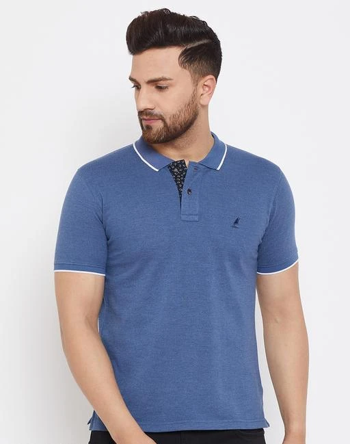 Checkout this latest Tshirts
Product Name: *Harbor n Bay Men's Blue Solid Tshirts*
Fabric: Cotton
Sleeve Length: Short Sleeves
Pattern: Solid
Multipack: 1
Sizes:
S (Chest Size: 38 in, Length Size: 26 in) 
M (Chest Size: 40 in, Length Size: 27 in) 
L (Chest Size: 42 in, Length Size: 28 in) 
Country of Origin: India
Easy Returns Available In Case Of Any Issue


Catalog Rating: ★4 (91)

Catalog Name: Stylish Designer Men Tshirts
CatalogID_2566161
C70-SC1205
Code: 693-13142771-9501
