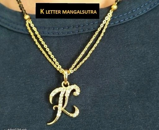 Buy Checkout This Latest Mangalsutras Product Name K Letter Mangalsutra For Rs237 Cod And Easy Return Available