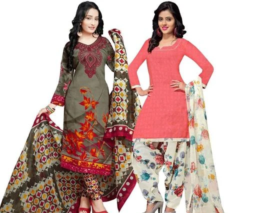 Checkout this latest Suits
Product Name: *Trendy Cotton Printed Suits & Dress Materials (Pack Of 2 )*
Top Fabric: Cotton + Top Length: 2 Meters
Bottom Fabric: Cotton + Bottom Length: 2 Meters
Dupatta Fabric: Cotton + Dupatta Length: 2 Meters
Lining Fabric: No Lining
Type: Un Stitched
Pattern: Printed
Net Quantity (N): Pack of 2
Country of Origin: India
Easy Returns Available In Case Of Any Issue


SKU: JOPLVSM2013-3846 
Supplier Name: V International 2

Code: 695-1319593-3171

Catalog Name: Rajnandini Trendy Cotton Printed Suits & Dress Materials (Pack Of 2 )
CatalogID_168983
M03-C05-SC1002
