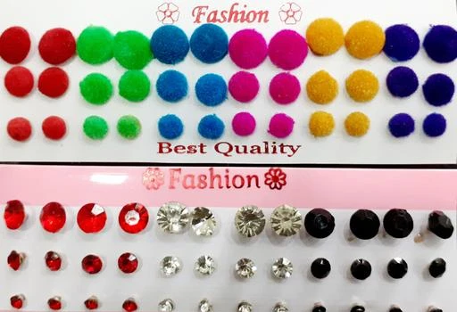 Checkout this latest Earrings & Studs
Product Name: *Designer Velvet Earring Small Size Button Stone School Children College Girls Earring Combo 36 Set 3 Dozen Meenakari Kundan Stud Kids Fashion Earring for Women Girls*
Base Metal: Plastic
Plating: No Plating
Sizing: Non-Adjustable
Stone Type: No Stone
Type: Studs
Designer Velvet Earring Small Size Button Stone School Children College Girls Earring Combo 36 Set 3 Dozen Meenakari Kundan Stud Kids Fashion Earring for Women Girls
Country of Origin: India
Easy Returns Available In Case Of Any Issue


SKU: Qphznjgl
Supplier Name: A G Fashion World

Code: 902-132351935-993

Catalog Name: Fashionable Earrings & Studs
CatalogID_39023529
M05-C11-SC1091