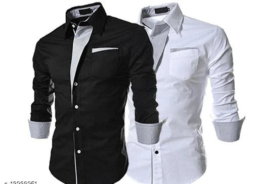 Checkout this latest Shirts
Product Name: *Pearl ocean partywear full sleeves cotton shirt combo of -2 pcs*
Fabric: Cotton
Sleeve Length: Long Sleeves
Pattern: Solid
Net Quantity (N): 2
Sizes:
M (Chest Size: 38 in, Length Size: 28 in) 
L (Chest Size: 40 in, Length Size: 28.5 in) 
XL (Chest Size: 42 in, Length Size: 29.5 in) 
Country of Origin: India
Easy Returns Available In Case Of Any Issue


SKU: COMBO-0011-WB
Supplier Name: pearl drag

Code: 327-13288251-4002

Catalog Name: Fancy Glamorous Men Shirts
CatalogID_2601735
M06-C14-SC1206