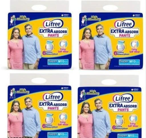 Lifree Absorbent Pants Adult Diaper Unisex XL Buy packet of 18 diapers at  best price in India  1mg