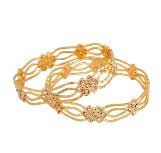 Checkout this latest Bracelet & Bangles
Product Name: *Shimmering Fusion Bracelet & Bangles*
Base Metal: Brass
Plating: Gold Plated
Stone Type: Cubic Zirconia/American Diamond
Sizing: Non-Adjustable
Type: Bangle Style
Multipack: 2
Sizes:2.4, 2.6, 2.8, 2.10
Country of Origin: India
Easy Returns Available In Case Of Any Issue


Catalog Rating: ★5 (4)

Catalog Name: Shimmering Fusion Bracelet & Bangles
CatalogID_2604793
C77-SC1094
Code: 771-13300333-924