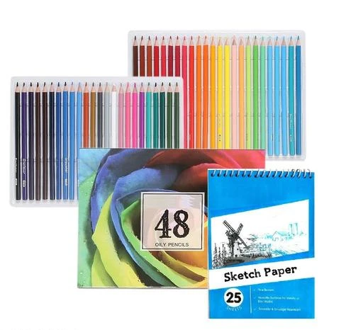 48 Pcs Drawing Pencils Kit,artists Sketching Pencil Set for Adults