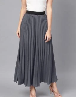 N-Gal Women Lycra Leaf Printed Skorts Mini Skirt with Attached