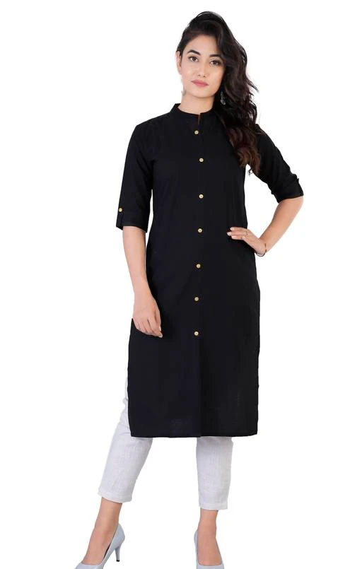 Checkout this latest Kurtis
Product Name: *Trending Kurtis*
Fabric: Cotton
Sleeve Length: Short Sleeves
Pattern: Self-Design
Combo of: Single
Sizes:
M (Bust Size: 38 in, Size Length: 42 in) 
L (Bust Size: 40 in, Size Length: 42 in) 
XL (Bust Size: 42 in, Size Length: 42 in) 
XXL (Bust Size: 44 in, Size Length: 42 in) 
Country of Origin: India
Easy Returns Available In Case Of Any Issue


SKU: RTBlack96
Supplier Name: Rimeline Trends

Code: 782-13426089-288

Catalog Name: Aagyeyi Pretty Kurtis
CatalogID_2635596
M03-C03-SC1001
.