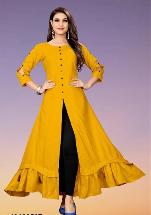 Checkout this latest Kurtis
Product Name: *Women Rayon Flared Solid Mustard Kurti*
Fabric: Rayon
Sleeve Length: Three-Quarter Sleeves
Pattern: Solid
Combo of: Single
Sizes:
M, L, XL, XXL
Country of Origin: India
Easy Returns Available In Case Of Any Issue


SKU: DM Mustard<Latkan
Supplier Name: HARI KRISHANA EXPORT#

Code: 384-13488567-2541

Catalog Name: Women Rayon Flared Solid Mustard Kurti
CatalogID_2650714
M03-C03-SC1001