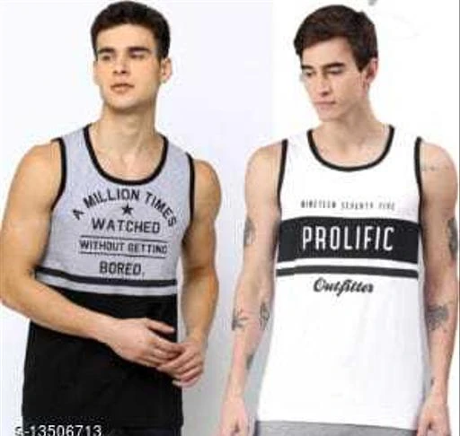 Checkout this latest Vests
Product Name: *Latest Men Vest*
Fabric: Cotton
Multipack: 2
Sizes: 
S (Length Size: 26 in) 
M (Length Size: 27 in) 
L (Length Size: 27 in) 
XL (Length Size: 28 in) 
Country of Origin: India
Easy Returns Available In Case Of Any Issue


Catalog Rating: ★2.2 (5)

Catalog Name: Latest Men Vest
CatalogID_2655108
C68-SC1217
Code: 104-13506713-2001
