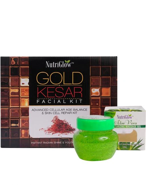 Checkout this latest Cleansers
Product Name: *NutriGlow Combo of 2 Gold Kesar Facial Kit(260gm) and Aloe Vera Massage Gel(100gm)*
Product Name: NutriGlow Combo of 2 Gold Kesar Facial Kit(260gm) and Aloe Vera Massage Gel(100gm)
Brand Name: Nutriglow
Type: Foam
Multipack: 2
Add On: Facial Kit
Country of Origin: India
Easy Returns Available In Case Of Any Issue


Catalog Rating: ★4.1 (88)

Catalog Name: NutriGlow Sensational Sooting Cleansers
CatalogID_2670323
C51-SC1241
Code: 605-13578675-507