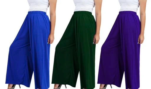 Buy That Trendz M to 4XL Cotton Viscose Loose Fit Flared Wide Leg Palazzo  Pants for