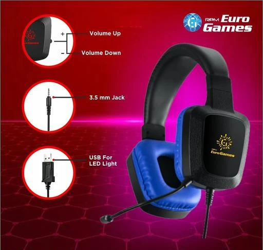 RPM Euro Games Gaming Earphones Headphones Works With Mobile Phones, PS4,  PS5, Xbox, PC, Laptop Wired Gaming Headset Price in India - Buy RPM Euro  Games Gaming Earphones Headphones Works With Mobile Phones, PS4, PS5, Xbox,  PC