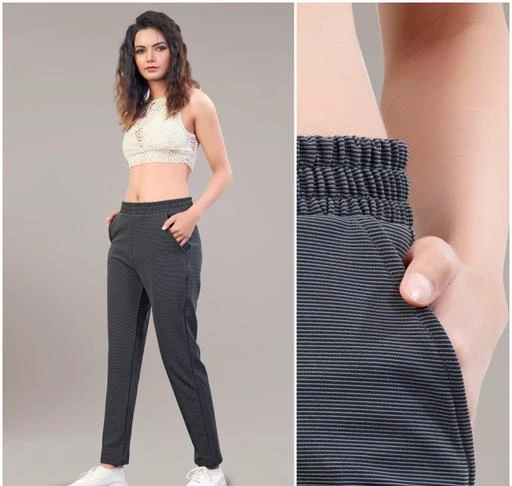 Checkout this latest Trousers & Pants
Product Name: *Women Comfort fit Track pants (stretchable) | women plus size trackpants | Night pants | Lounge pants | Sleep wear | Casual pants | Women trackpants | women stylish tracks | women lowers*
Fabric: Cotton Lycra
Pattern: Solid
Net Quantity (N): 1
Sizes: 
28 (Waist Size: 28 in, Length Size: 38 in) 
36 (Waist Size: 36 in, Length Size: 36 in) 
38 (Waist Size: 38 in, Length Size: 38 in) 
40 (Waist Size: 40 in, Length Size: 40 in) 
(color: Dark grey) Womens Cotton blended Lycra rich knitted fabric track pants. Comfort fit for your daily wear need as well as also suitable for night wear pants, sleepwear, lounge wear, exercise... It's stretch ability makes it an all purpose must-have pants....(Also available in PLUS SIZE)  ... ///// Product tags: women's track pants|women stylish lowers|lower for women|women stretchable tracks|women fashion pants| womens plus size trackpants) /////
Country of Origin: India
Easy Returns Available In Case Of Any Issue


SKU: DM_MSHO_006_W_TRACK_SEC_HORI_STRIPES_2_DGRY
Supplier Name: DonMora

Code: 673-137547183-995

Catalog Name: Classic Modern Women Women Trousers 
CatalogID_40719957
M04-C08-SC1034