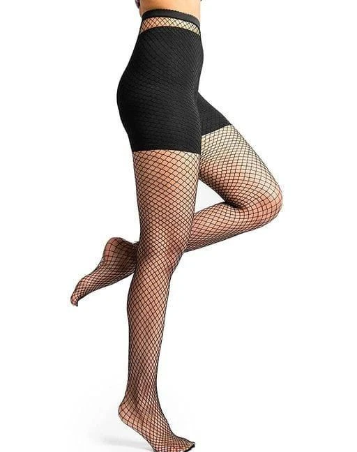  Girl High Waist Fishnet Tights Stockings Net Style 2634