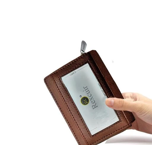 Mens RFID Blocking Leather Slim Wallet Money Credit Card Slots Coin Holder