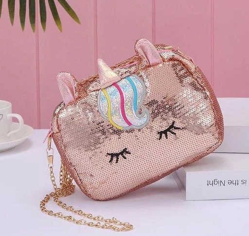 fcity.in Glitter Sequin Stylish Bags For Cute Printed Sling