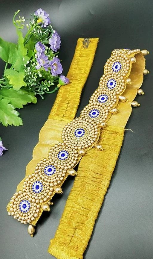  Vama Fashions Maggam Aari Work Cloth Saree Waist Belt For Half  Sarees