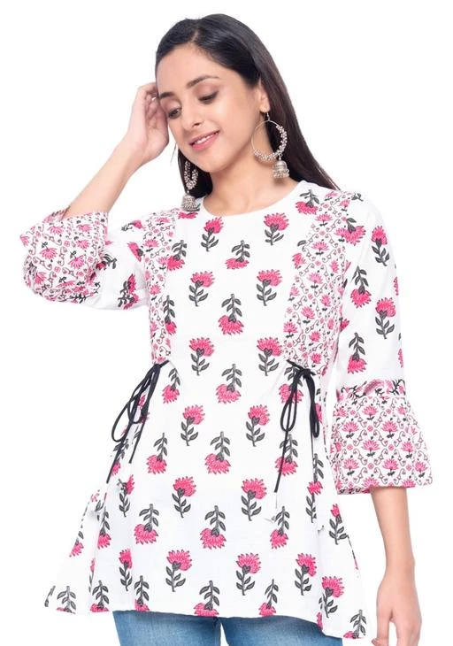 Checkout this latest Tops & Tunics
Product Name: *Trendy Top *
Fabric: Cotton
Sleeve Length: Three-Quarter Sleeves
Pattern: Printed
Multipack: 1
Sizes:
S, M, L, XL, XXL
Country of Origin: India
Easy Returns Available In Case Of Any Issue


Catalog Rating: ★3.8 (85)

Catalog Name: Pretty Ravishing Women Tops & Tunics
CatalogID_2741826
C79-SC1020
Code: 892-13882225-327