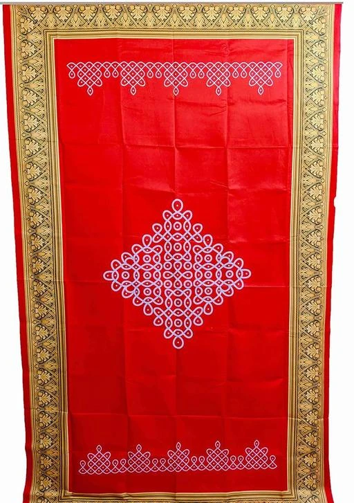 Checkout this latest Others
Product Name: *Traditional Kolam Design With Gold Border Backdrop Cloth for All Festivals/House Hold Functions/Pooja Functions/Ceremonies Muggu_Banthipoolu Green Color 5 Feet Width * 8 Feet Length/Height*
Color: Multicolor
Simple and easy to hang with any standard curtain rod or rope There might be minor colour variation between actual product and image shown on screen Material: Taiwan Satin, Size: 8*5 ft Available in Various Designs: Banana leaf Backdrop Cloth(Aritaku Design), Kollam design, coconut leaf design, flower design, bamboo design, Ganesh Maharaj Curtain Package Contents: 1 Piece Coconut Leaf Designer Backdrop cloth/Background curtain.
Country of Origin: India
Easy Returns Available In Case Of Any Issue


SKU: red border red muggu
Supplier Name: ANU COLLECTIONS2022

Code: 356-138823207-999

Catalog Name: Others
CatalogID_41147616
M08-C25-SC1256