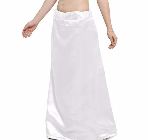 Indian Women Satin Saree Petticoat/ Inner Skirt/ Saree 