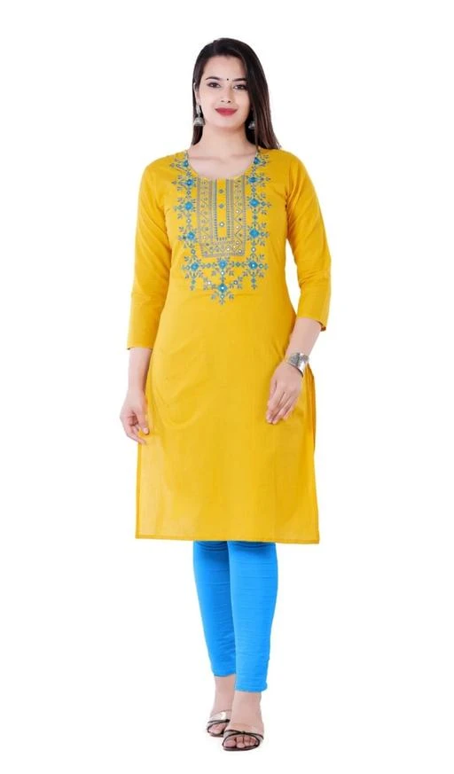 Checkout this latest Kurtis
Product Name: *Women Rayon Straight Solid Yellow Kurti*
Fabric: Rayon
Pattern: Solid
Combo of: Single
Sizes:
M (Bust Size: 38 in, Size Length: 44 in) 
L (Bust Size: 40 in, Size Length: 44 in) 
XL (Bust Size: 42 in, Size Length: 44 in) 
XXL (Bust Size: 44 in, Size Length: 44 in) 
Country of Origin: India
Easy Returns Available In Case Of Any Issue


SKU: BABU LAL 210 EMBROIDERY KURTI 011 @YELLOW
Supplier Name: jagdamba_garments

Code: 813-14045095-669

Catalog Name: Women Rayon Straight Solid Yellow Kurti
CatalogID_2780757
M03-C03-SC1001