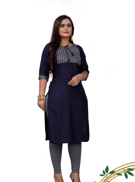 Checkout this latest Kurtis
Product Name: *Women's Solid Rayon A-Line BLACK Color Kurti,Women's Solid Rayon A-Line BLUE Color Kurti,Women's Solid Rayon A-Line BROWN Color Kurti,Women's Solid Rayon A-Line GREEN Color Kurti,Women's Solid Rayon A-Line MAROON,RED,YELLOW Color Kurti,Women's Solid Rayon A-Line RAMA Color Kurti,*
Fabric: Rayon
Sleeve Length: Three-Quarter Sleeves
Pattern: Checked
Combo of: Single
Sizes:
S (Bust Size: 36 in, Size Length: 40 in) 
M (Bust Size: 38 in, Size Length: 40 in) 
L (Bust Size: 40 in, Size Length: 40 in) 
XL (Bust Size: 42 in, Size Length: 40 in) 
XXL (Bust Size: 44 in, Size Length: 40 in) 
Put an elegant look by wearing this unique western wear collection from the house of Manth Creation. Made of Premium fabric, these dresses provided comfort during normal and low temperatures and also will help you stay relaxed all day long. The product material is also sure to keep you comfortable. Look classy and stylish in this piece and revel in the comfort of the fabric. This KURTI is comfortable to wear and will make you look stunning.
Country of Origin: India
Easy Returns Available In Case Of Any Issue


SKU: MA-BLUE
Supplier Name: MANTH CREATION

Code: 952-140907388-092

Catalog Name: Banita Attractive Kurtis
CatalogID_41826566
M03-C03-SC1001