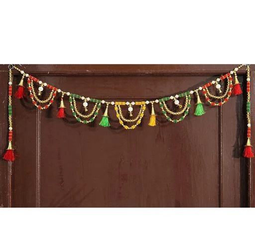Checkout this latest Wall Decor & Hangings
Product Name: *JH Gallery Handmade Plastic Beads Handmade Traditional Door Hanging/Bandarwal/Toran for Door, Traditional Bandarwal Set for Door, 37