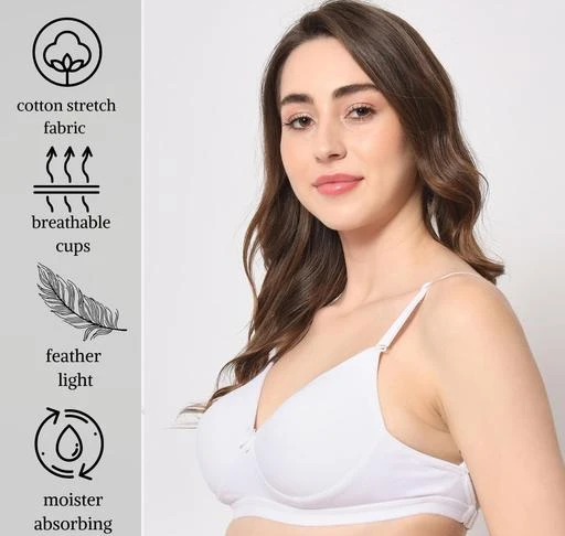 Bewild Padded non wired Backless bra with transparent straps and band .  Women T-Shirt Lightly Padded Bra - Buy Bewild Padded non wired Backless bra  with transparent straps and band . Women