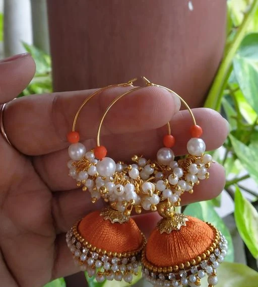 Checkout this latest Earrings & Studs
Product Name: *Modern artificial Earrings for girls women Jhumki party wear stylish top for wedding, Womens Traditional Fancy jhumka Fashion big Earrings for women Daily Wear Funky Earrings for Women - Combo set-color*
Base Metal: Plastic
Plating: Gold Plated
Sizing: Non-Adjustable
Stone Type: Pearls
Type: Jhumkhas
Net Quantity (N): 1
Highly decorative and elegant, this ornament has been crafted especially for a lively-spirited woman celebrating merry times. The color complement all outfits & may worn as a statement piece to any occasions. Inspired by the elegance and its exquisite beauty, this handmade earrings shows a high level of craftsmanship. Team it up with your traditional outfit and wear it on a wedding or engagement occasions. For long lasting avoid direct contact with heat, or expose under the sun. Stylish and trendy earrings from the house of Nisuj Fashion, perfect as party wear, wedding wear, casual wear etc. Women love jewellery, specially traditional jewellery adore a women. They wear it on different occasion. They have special importance on ring ceremony, wedding and festive time. They can also wear it on regular basics. Make your moment memorable with this range. This jewel set features a unique one of a kind traditional embellish with antic finish. Daily Wear Earrings for Women, Funky Earrings for Girls, artificial earrings, fashion jewellery earrings, contemporary earrings for women, earrings jhumka traditional, artificial earrings for girls stylish
Country of Origin: India
Easy Returns Available In Case Of Any Issue


SKU: 237304871
Supplier Name: N fashion

Code: 071-142036111-994

Catalog Name: Fashionable Earrings & Studs
CatalogID_42214052
M05-C11-SC1091