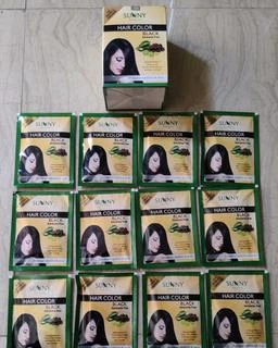 SUNNY HERBAL BLACK COLOR AMMONIA FREE PACK OF 12