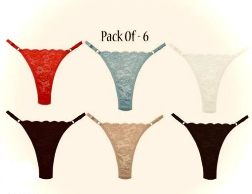 Women's Sexy Underwear Panties Lace Thong Cute G-String For