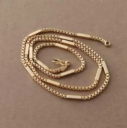 WIDOWCREATIONS One Gram Gold Plated Trendy Real Gold Designer Chain For Men  And Boy 20 Inch Gold-plated Plated Brass Chain Price in India - Buy  WIDOWCREATIONS One Gram Gold Plated Trendy Real