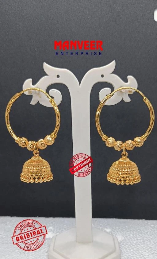 24KT Handmade Marwadi Earring  Queens D  J