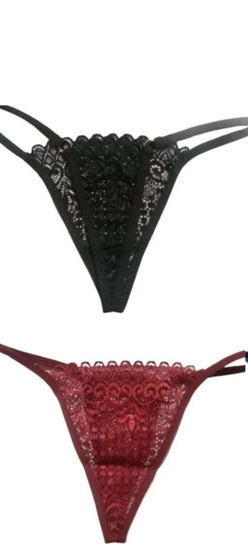 Women Hot Red Lace G String Thong Panty