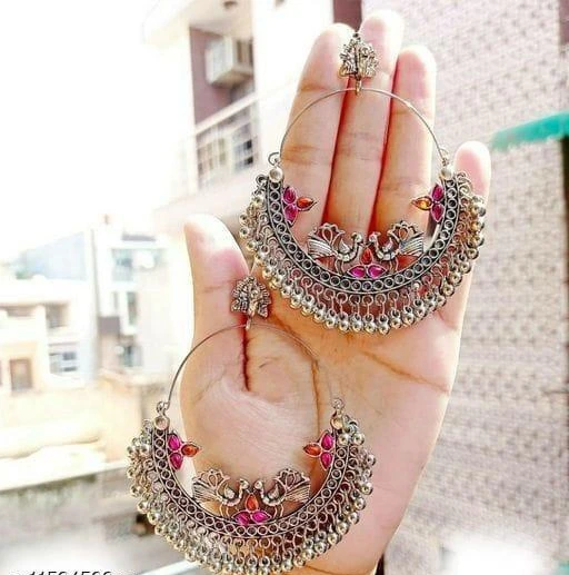 Adishakti Black Classy Handpainted (earrings)