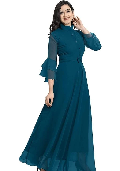 Full sleeve hot sale western dress