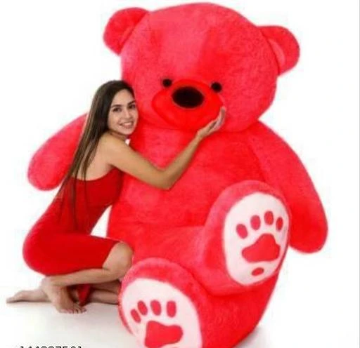 RUBY_TRADERS 3 feet pink teddy bear most beautiful teddy and cute and soft  love teddy