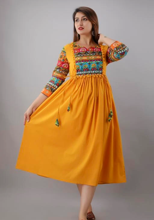 Checkout this latest Kurtis
Product Name: *Women Cotton Cambric A-line Solid Mustard Kurti*
Fabric: Cotton Cambric
Sleeve Length: Three-Quarter Sleeves
Pattern: Solid
Combo of: Single
Sizes:
S, M (Size Length: 45 in) 
L, XL, XXL, XXXL, 4XL
Country of Origin: India
Easy Returns Available In Case Of Any Issue


SKU: KU191_Must
Supplier Name: Maha Jaipur Collection

Code: 614-14442738-7911

Catalog Name: Women Cotton Cambric A-line Solid Mustard Kurti
CatalogID_2865456
M03-C03-SC1001