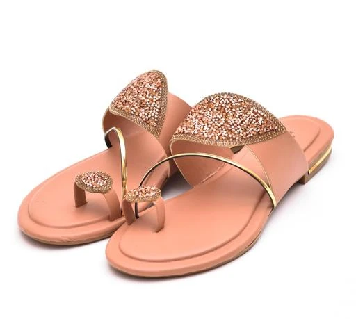 fcity.in Attractive Flat Slippers Sandals For Women Party Wear