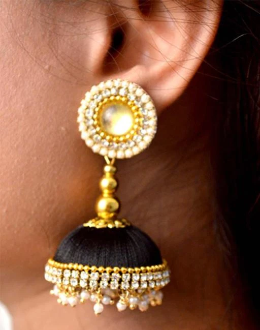 Checkout this latest Earrings & Studs
Product Name: *Modern artificial Earrings for girls women Jhumki party wear stylish top for wedding, Womens Traditional Fancy jhumka Fashion big Earrings for women Daily Wear Funky Earrings for Women - Combo set-color*
Base Metal: Plastic
Plating: Gold Plated
Sizing: Non-Adjustable
Stone Type: Pearls
Type: Jhumkhas
Net Quantity (N): 1
Highly decorative and elegant, this ornament has been crafted especially for a lively-spirited woman celebrating merry times. The color complement all outfits & may worn as a statement piece to any occasions. Inspired by the elegance and its exquisite beauty, this handmade earrings shows a high level of craftsmanship. Team it up with your traditional outfit and wear it on a wedding or engagement occasions. For long lasting avoid direct contact with heat, or expose under the sun. Stylish and trendy earrings from the house of Nisuj Fashion, perfect as party wear, wedding wear, casual wear etc. Women love jewellery, specially traditional jewellery adore a women. They wear it on different occasion. They have special importance on ring ceremony, wedding and festive time. They can also wear it on regular basics. Make your moment memorable with this range. This jewel set features a unique one of a kind traditional embellish with antic finish. Daily Wear Earrings for Women, Funky Earrings for Girls, artificial earrings, fashion jewellery earrings, contemporary earrings for women, earrings jhumka traditional, artificial earrings for girls stylish
Country of Origin: India
Easy Returns Available In Case Of Any Issue


SKU: 1165261589
Supplier Name: N fashion

Code: 451-145974565-994

Catalog Name: Fashionable Earrings & Studs
CatalogID_43605298
M05-C11-SC1091